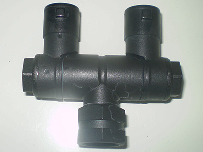 Double nozzle holder